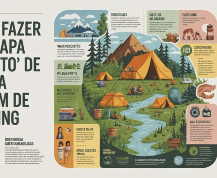 Como Fazer um Mapa de Impacto da Sua Viagem de Camping
