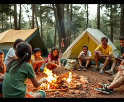 Educação Ambiental no Camping: Como Ensinar Crianças a Serem Guardiãs da Natureza