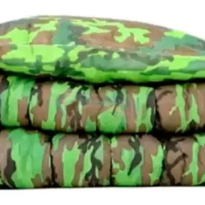 Kit Camping Colchonete Solteiro C Travesseiro 1,88 X 78cm Cor Camuflado